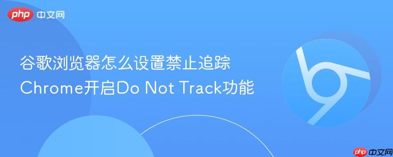 谷歌浏览器怎么设置禁止追踪 Chrome开启Do Not Track功能  第1张
