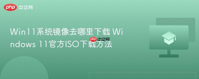 Win11系统镜像去哪里下载 Windows 11官方ISO下载方法  第1张