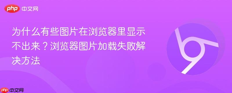 为什么有些图片在浏览器里显示不出来？浏览器图片加载失败解决方法  第1张