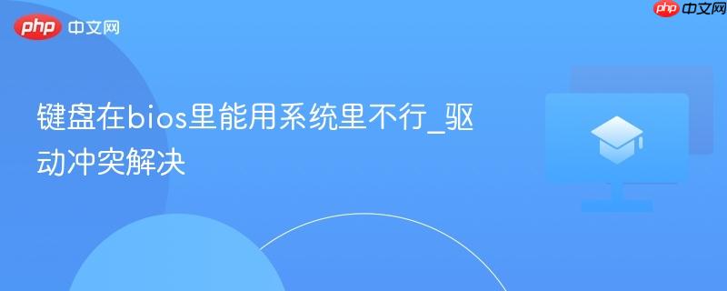 键盘在bios里能用系统里不行_驱动冲突解决