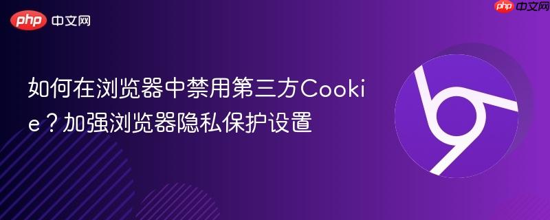 如何在浏览器中禁用第三方Cookie？加强浏览器隐私保护设置  第1张