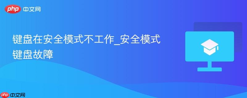 键盘在安全模式不工作_安全模式键盘故障  第1张