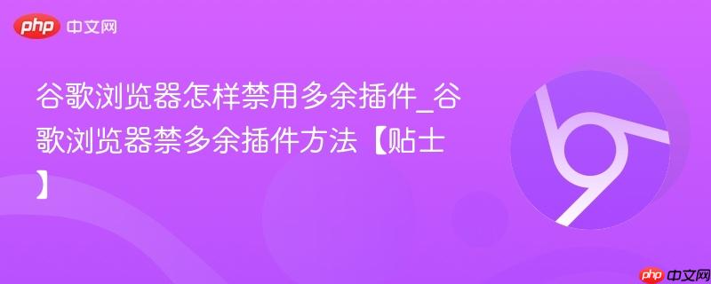 谷歌浏览器怎样禁用多余插件_谷歌浏览器禁多余插件方法【贴士】 第1张 谷歌浏览器怎样禁用多余插件_谷歌浏览器禁多余插件方法【贴士】 第1张