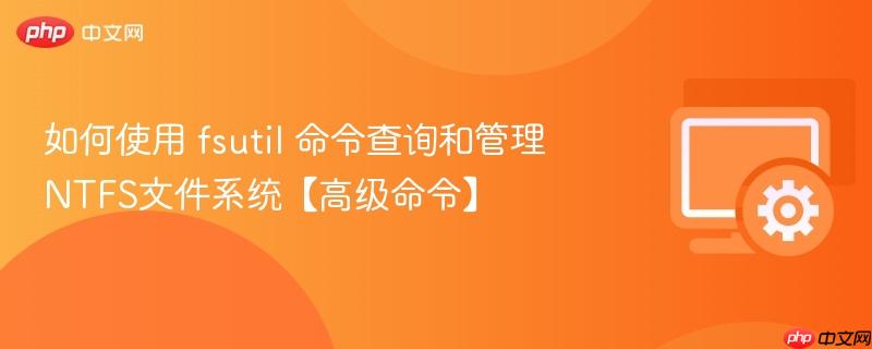 如何使用 fsutil 命令查询和管理NTFS文件系统【高级命令】  第1张