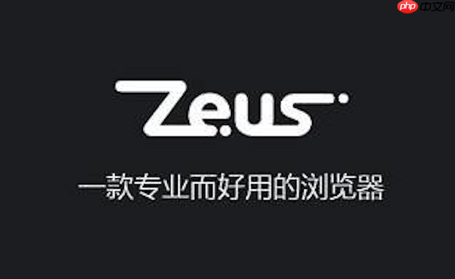 宙斯浏览器官网在线入口 Zeus浏览器快速主页访问  第1张