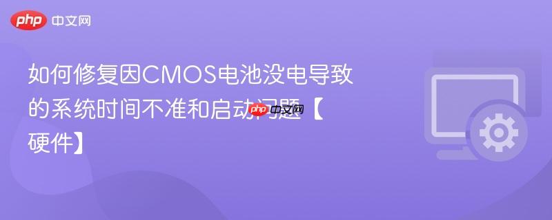 如何修复因CMOS电池没电导致的系统时间不准和启动问题【硬件】  第1张