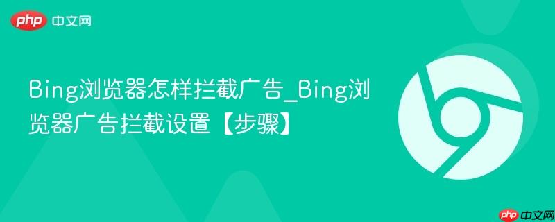 Bing浏览器怎样拦截广告_Bing浏览器广告拦截设置【步骤】  第1张