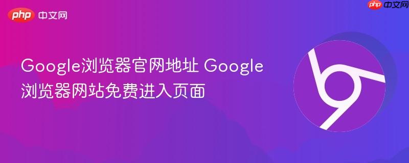 Google浏览器官网地址 Google浏览器网站免费进入页面  第1张