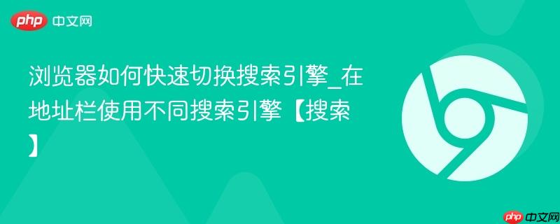 浏览器如何快速切换搜索引擎_在地址栏使用不同搜索引擎【搜索】  第1张