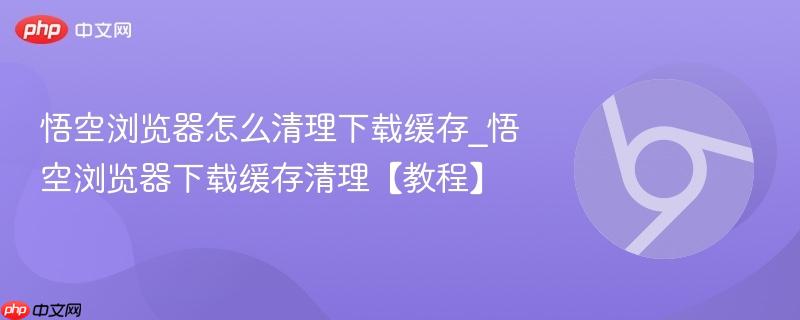悟空浏览器怎么清理下载缓存_悟空浏览器下载缓存清理【教程】  第1张
