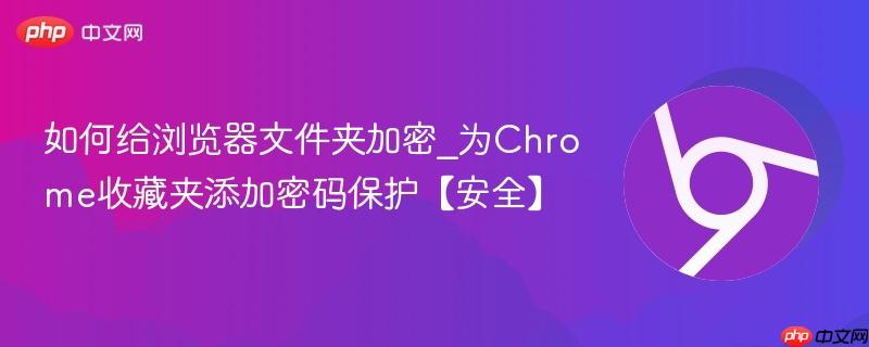 如何给浏览器文件夹加密_为Chrome收藏夹添加密码保护【安全】  第1张