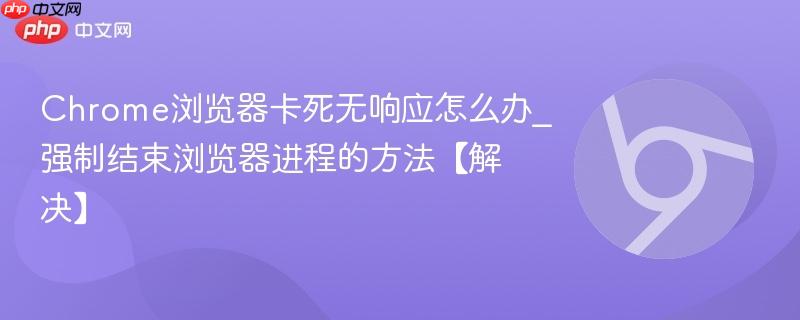 Chrome浏览器卡死无响应怎么办_强制结束浏览器进程的方法【解决】  第1张