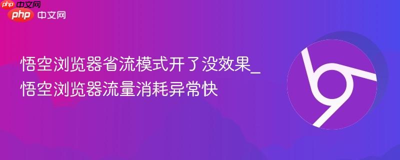 悟空浏览器省流模式开了没效果_悟空浏览器流量消耗异常快  第1张