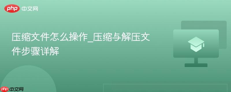 压缩文件怎么操作_压缩与解压文件步骤详解  第1张