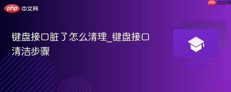 键盘接口脏了怎么清理_键盘接口清洁步骤  第1张