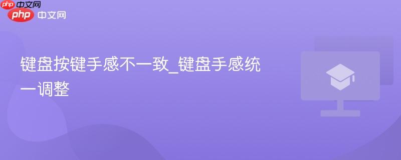键盘按键手感不一致_键盘手感统一调整