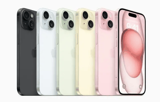 苹果15基础版有白色吗?iPhone15标准版有粉色吗