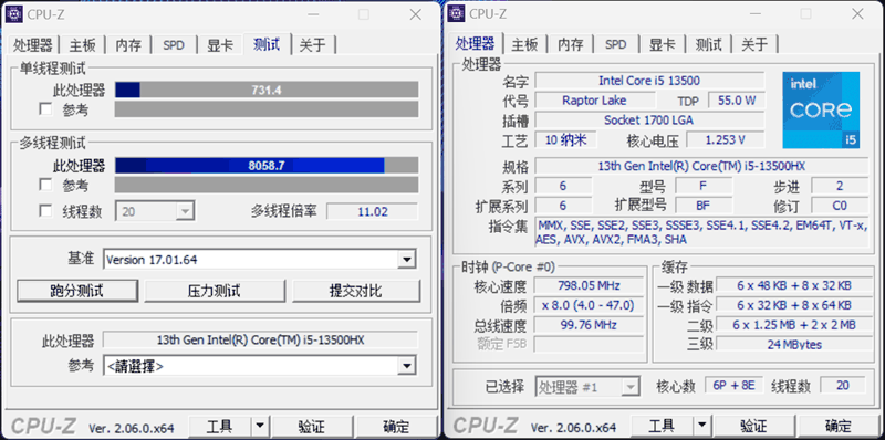 7K+游戏本怎么选？惠普暗影精灵9 VS 联想拯救者R7000P 2023：酷睿i5-13500HX多核占优