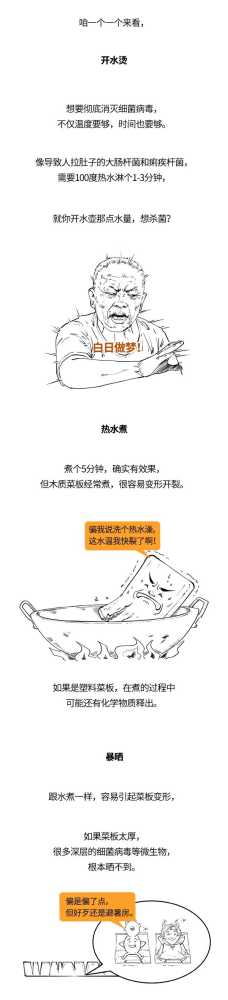 菜板洗干净不就行了吗？凭啥不能混用啊？插图3