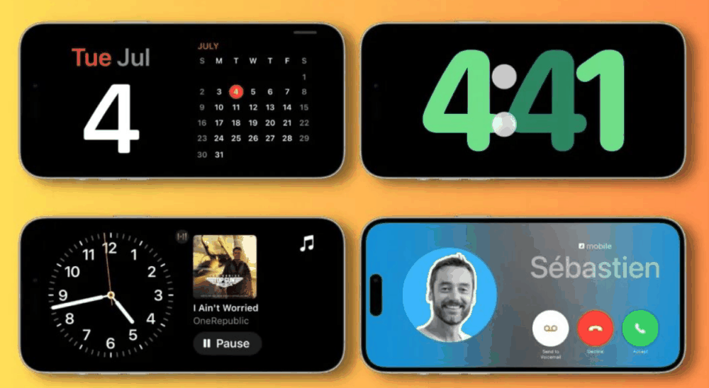 iOS 17横屏充电待机显示有什么作用？