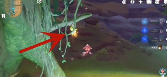 原神甘露花海树桩宝箱在哪 甘露花海树桩宝箱解密攻略插图3