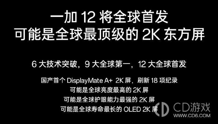 全世界最好的屏幕！一加 12屏幕正式发布插图