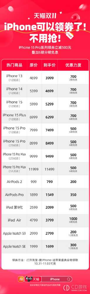 AirPodsPro双十一多少钱?AirPodsPro双十一有优惠吗插图3 AirPodsPro双十一多少钱?AirPodsPro双十一有优惠吗插图3