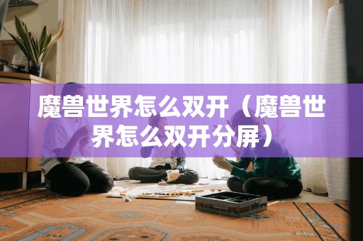 魔兽世界怎么双开（魔兽世界怎么双开分屏）