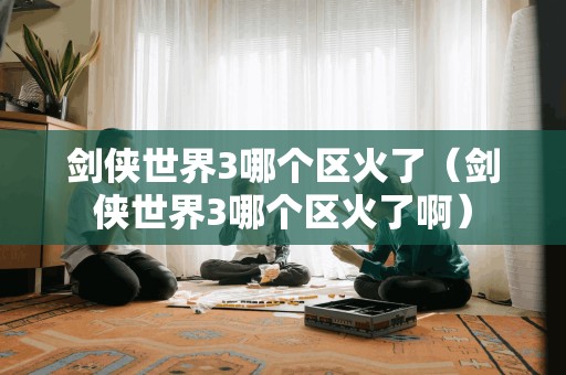 剑侠世界3哪个区火了（剑侠世界3哪个区火了啊）