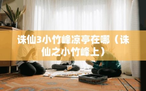 诛仙3小竹峰凉亭在哪（诛仙之小竹峰上）