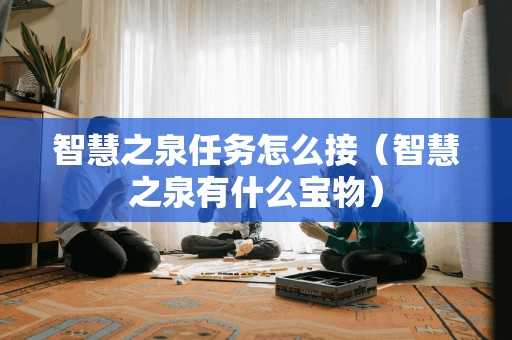智慧之泉任务怎么接（智慧之泉有什么宝物）