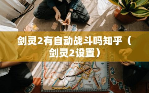 剑灵2有自动战斗吗知乎（剑灵2设置）