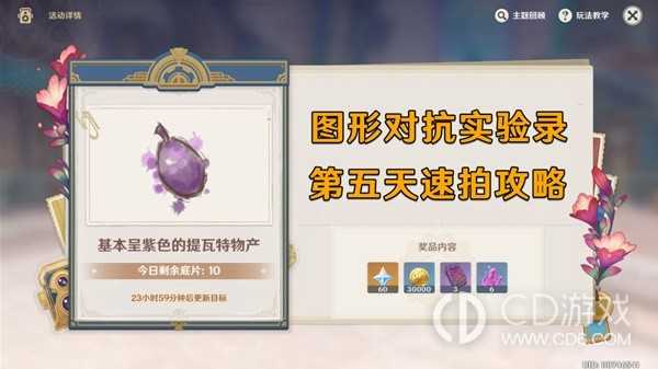 原神图形对抗实验录第五天玩法攻略?原神图形对抗实验录第五天拍照位置一览