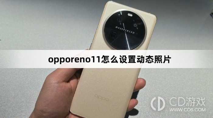 opporeno11设置动态照片方法?opporeno11怎么设置动态照片插图 opporeno11设置动态照片方法?opporeno11怎么设置动态照片插图