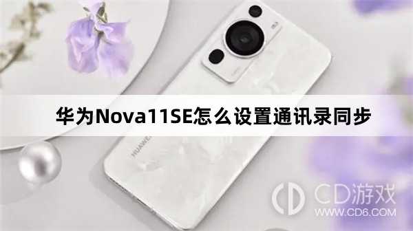 华为Nova11SE设置通讯录同步教程介绍?华为Nova11SE怎么设置通讯录同步插图