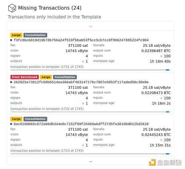 BTC抗审查性遭遇挑战：F2Pool过滤美国制裁地址交易细节插图2