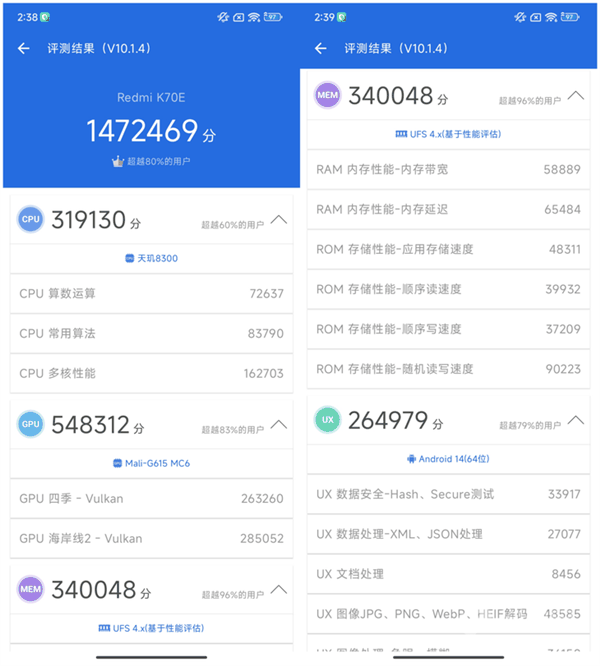 首发天玑8300-Ultra!Redmi K70E性能实测插图 首发天玑8300-Ultra!Redmi K70E性能实测
