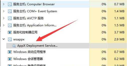 Win11系统wsappx占用内存高怎么办 Win11系统wsappx占用内存高解决方法插图1