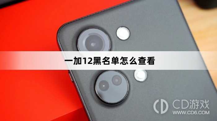 一加12黑名单查看方法介绍?一加12黑名单怎么查看插图