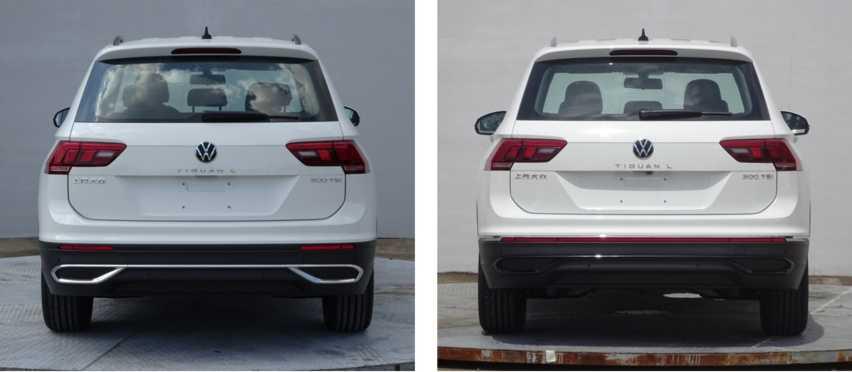 大众途观L新增入门版?全车换熏黑饰条,取消天窗+倒车影像插图4 大众途观L新增入门版?全车换熏黑饰条,取消天窗+倒车影像