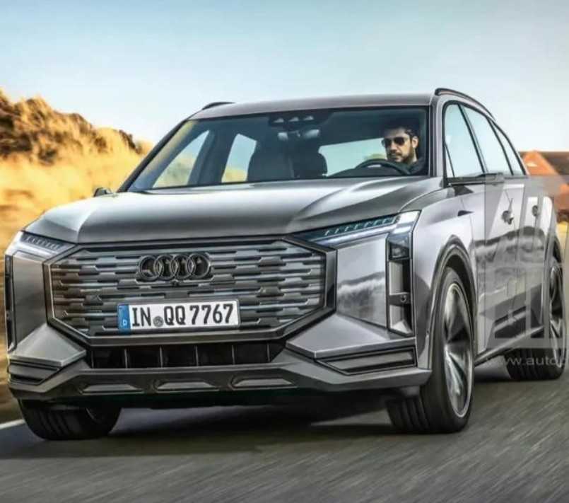 国内现款63.28万起售，全新一代奥迪Q7内饰曝光，有望明年亮相