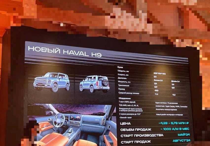 方盒子越野车再上新！新哈弗H9曝光，2.4T+9AT插图1