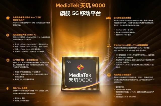 9000天玑相当于骁龙多少? 22年发布的天玑9000处理器详细测评插图2