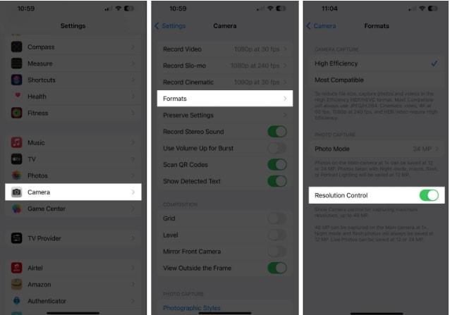 iPhone15如何启用48MP ProRAW照片 iPhone15如何启用 48MP ProRAW 照片