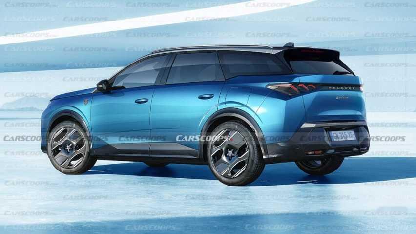 新一代标致5008最新渲染图发布 或2024年8月首秀插图2