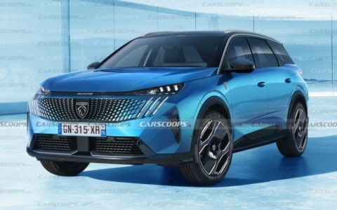 新一代标致5008最新渲染图发布 或2024年8月首秀