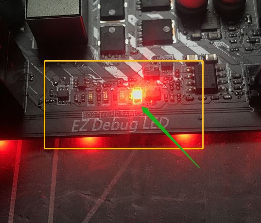 微星主板EZ Debug指示灯怎么判断开机点不亮故障插图1