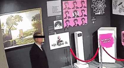 俄罗斯保安逆天操作：上班无聊竟然把艺术品吃了