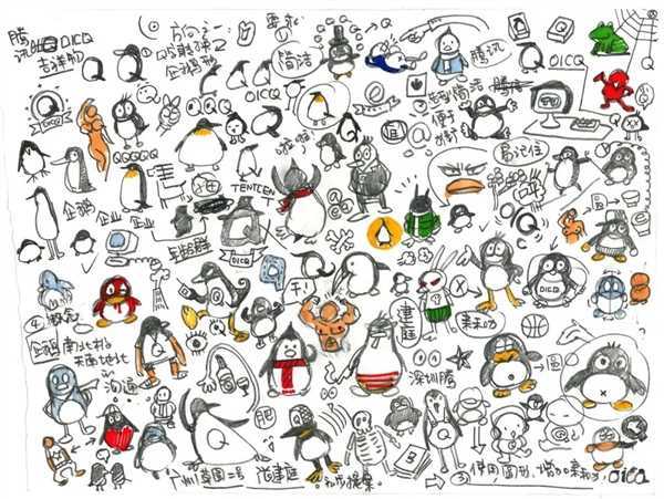 腾讯QQ诞生25年!官方首次透露经典企鹅LOGO背后故事插图1 腾讯QQ诞生25年!官方首次透露经典企鹅LOGO背后故事