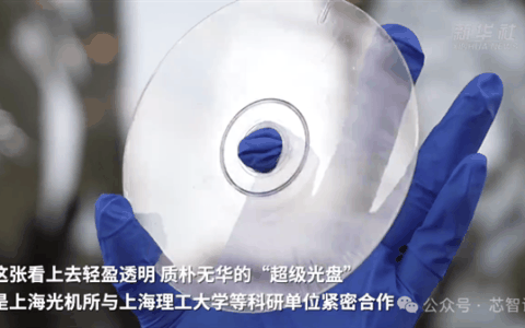 中国发明“超级光盘”：容量上百倍于普通硬盘 寿命40+年